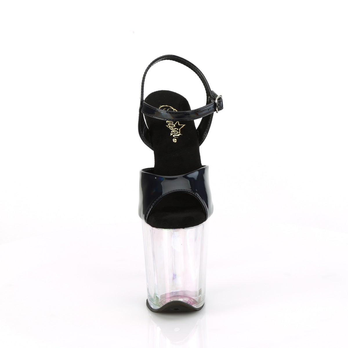 【PLEASER】FLAMINGO-809HT シューズ Blk Holo Pat/Holo Tinted【取寄】