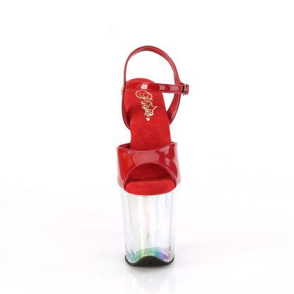 【PLEASER】FLAMINGO-809HT シューズ Red Holo Pat/Holo Tinted【取寄】