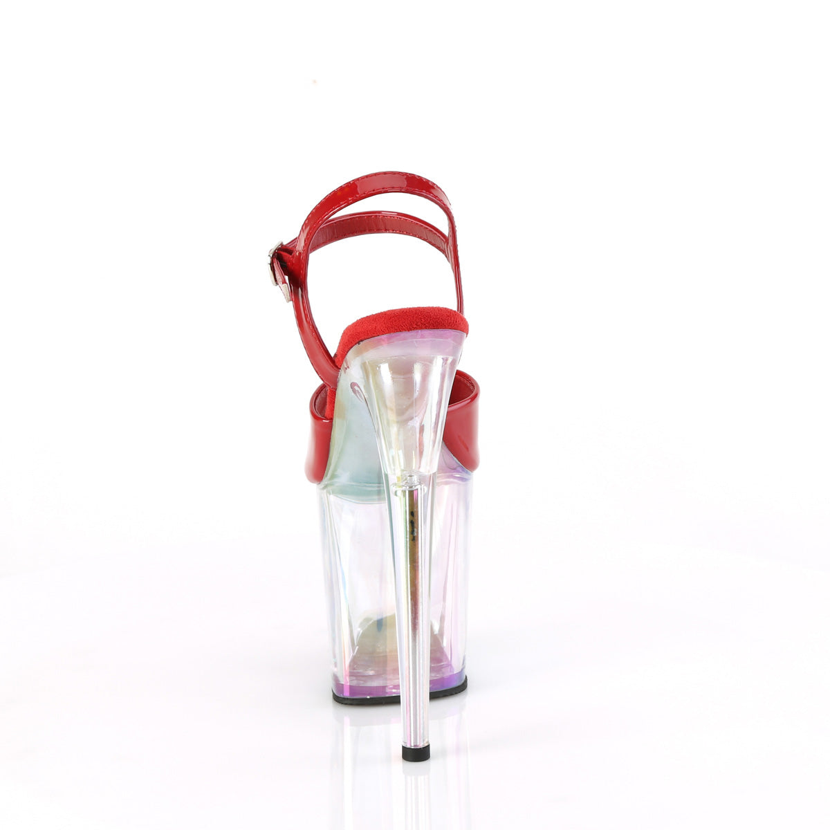 【PLEASER】FLAMINGO-809HT シューズ Red Holo Pat/Holo Tinted【取寄】