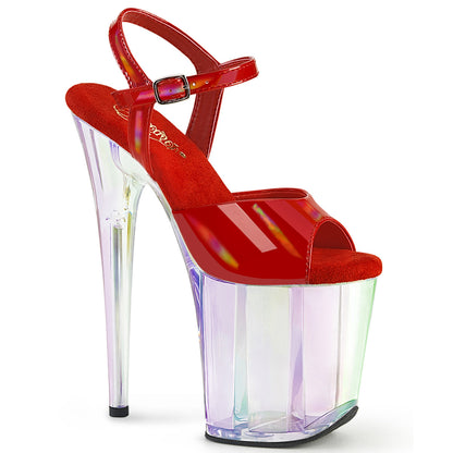 【PLEASER】FLAMINGO-809HT シューズ Red Holo Pat/Holo Tinted【取寄】