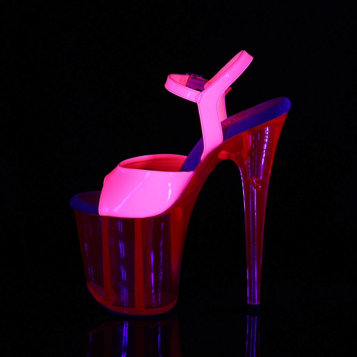 【PLEASER】FLAMINGO-809UVT シューズ Neon H. Pink Pat/H. Pink Tinted【取寄】