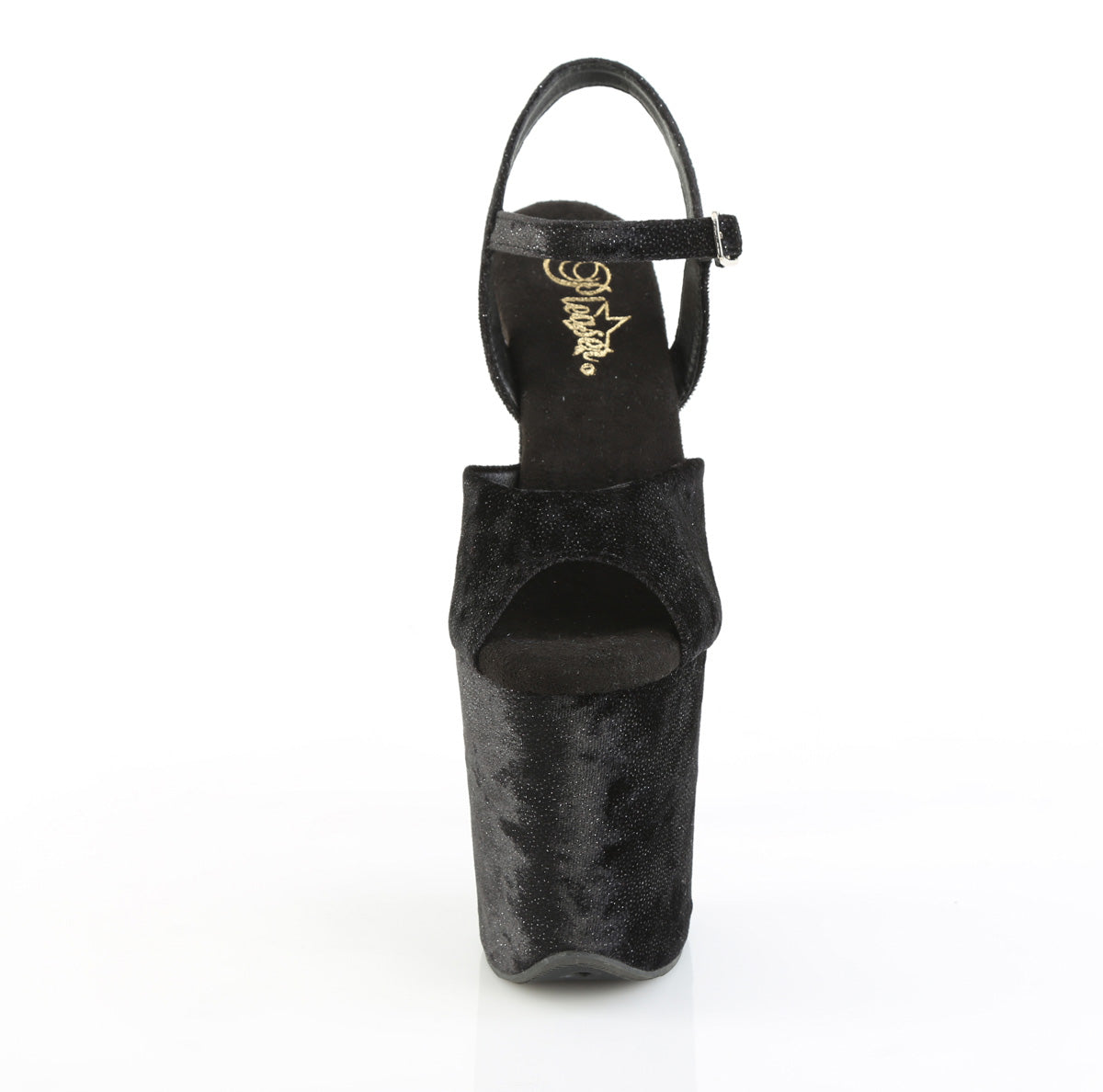 【PLEASER】FLAMINGO-809WR シューズ Blk Shimmering Fabric/Blk【取寄】