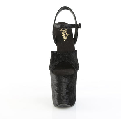 【PLEASER】FLAMINGO-809WR シューズ Blk Shimmering Fabric/Blk【取寄】