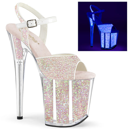 【PLEASER】FLAMINGO-810UVG シューズ Neon Opal Glitter/Neon Opal Glitter【取寄】
