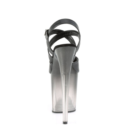 【PLEASER】FLAMINGO-822T シューズ Blk Faux Leather/Faded Blk【取寄】