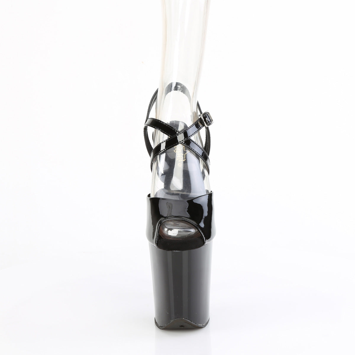 【PLEASER】FLAMINGO-824 シューズ Blk Pat/Blk【取寄】