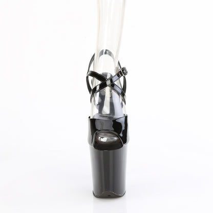 【PLEASER】FLAMINGO-824 シューズ Blk Pat/Blk【取寄】