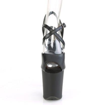 【PLEASER】FLAMINGO-824 シューズ Blk Faux Leather/Blk Matte【取寄】