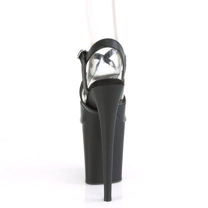 【PLEASER】FLAMINGO-824 シューズ Blk Faux Leather/Blk Matte【取寄】
