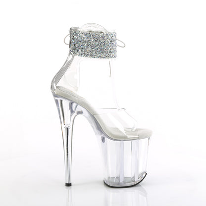 【PLEASER】FLAMINGO-824RS-02 シューズ Clr-Slv AB RS/Clr【取寄】
