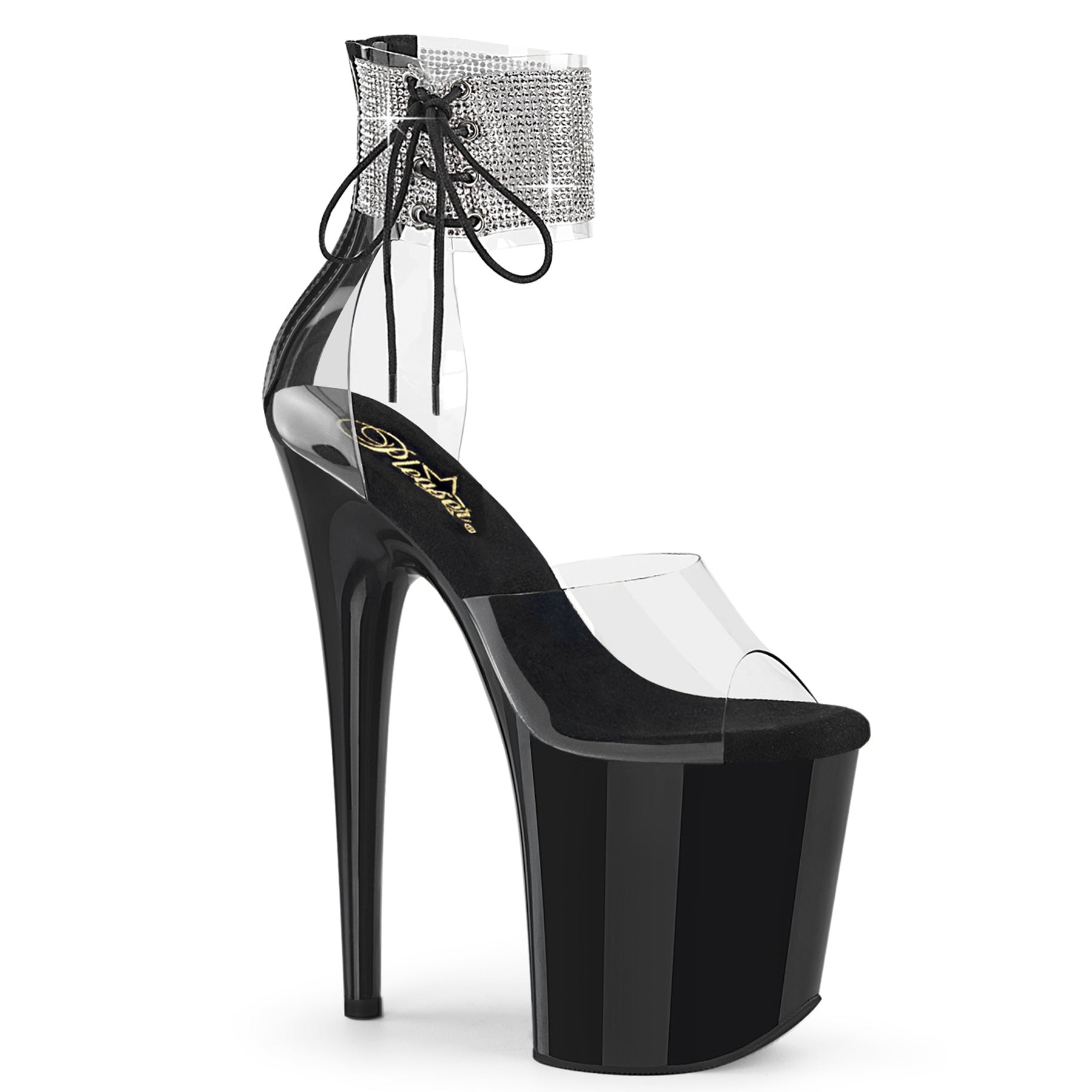 【PLEASER】FLAMINGO-824RS シューズ Clr/Blk【取寄】