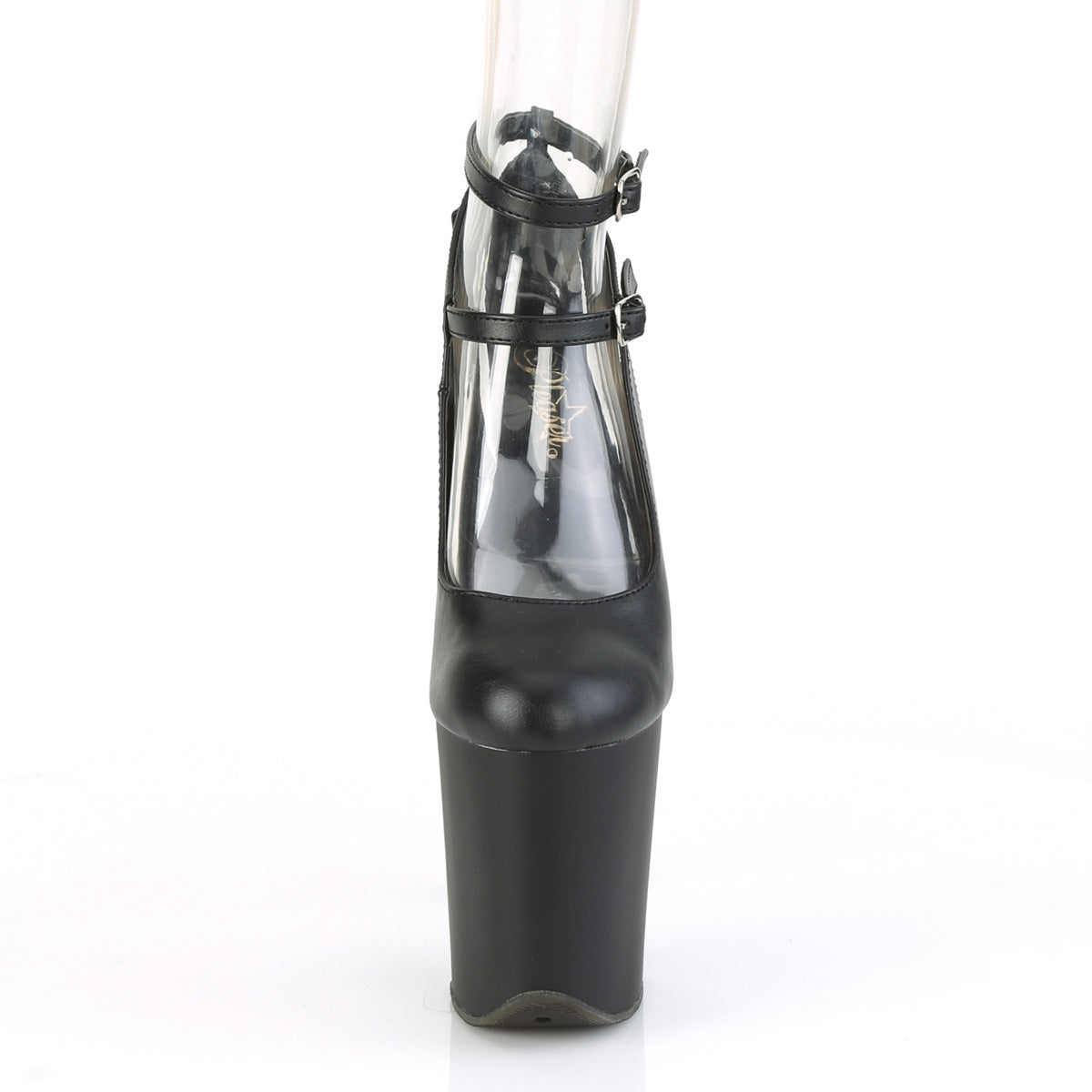 【PLEASER】FLAMINGO-850 シューズ Blk Faux Leather/Blk Matte【取寄】