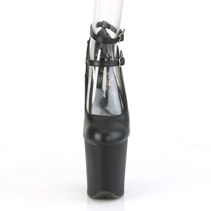【PLEASER】FLAMINGO-850 シューズ Blk Faux Leather/Blk Matte【取寄】