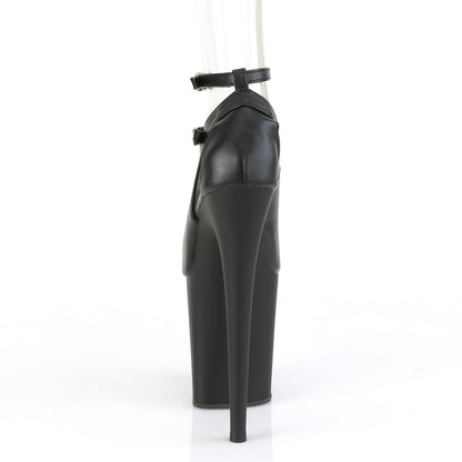 【PLEASER】FLAMINGO-850 シューズ Blk Faux Leather/Blk Matte【取寄】