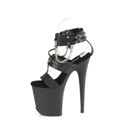 【PLEASER】FLAMINGO-861 シューズ Blk Faux Leather/Blk Matte【取寄】