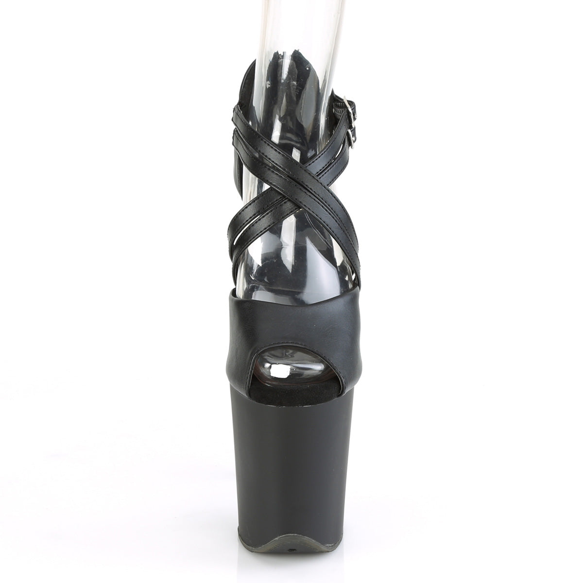 【PLEASER】FLAMINGO-865 シューズ Blk Faux Leather/Blk Matte【取寄】