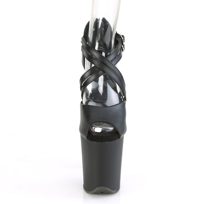 【PLEASER】FLAMINGO-865 シューズ Blk Faux Leather/Blk Matte【取寄】