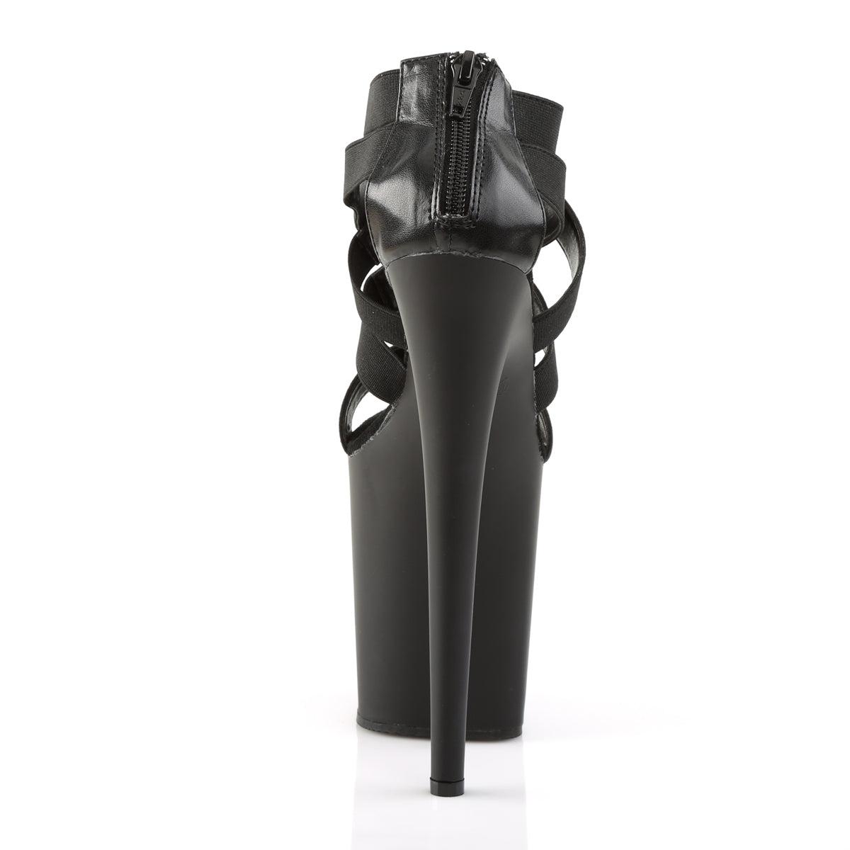【PLEASER】FLAMINGO-869 シューズ Blk Elastic Band-Faux Leather/Blk Matte【取寄】