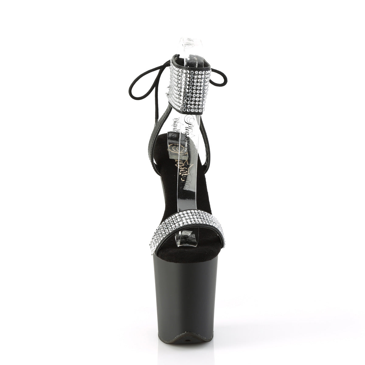 【PLEASER】FLAMINGO-870 シューズ Blk Faux Leather-RS/Blk Matte【取寄】