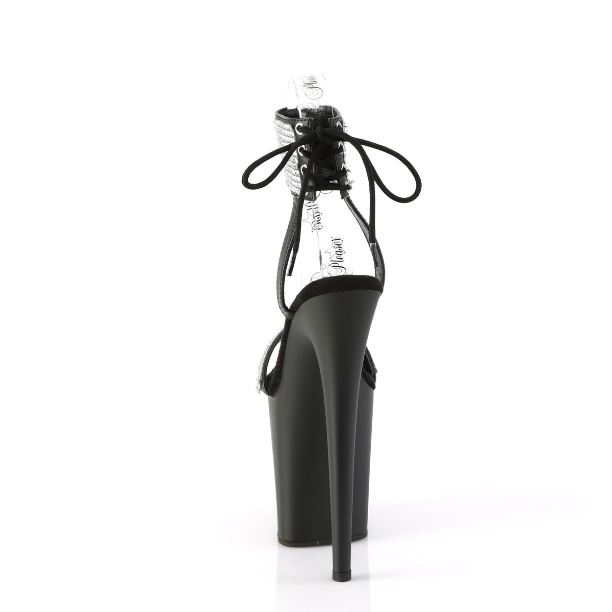【PLEASER】FLAMINGO-870 シューズ Blk Faux Leather-RS/Blk Matte【取寄】