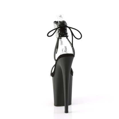 【PLEASER】FLAMINGO-870 シューズ Blk Faux Leather-RS/Blk Matte【取寄】