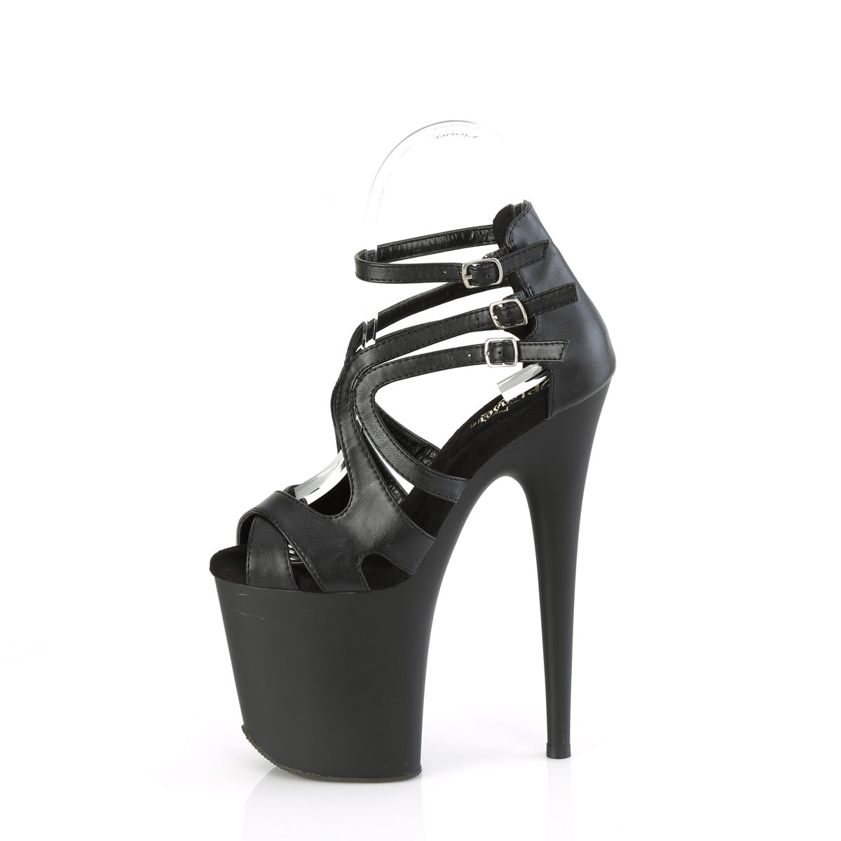 【PLEASER】FLAMINGO-877 シューズ Blk Faux Leather/Blk Matte【取寄】