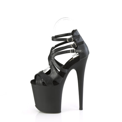【PLEASER】FLAMINGO-877 シューズ Blk Faux Leather/Blk Matte【取寄】