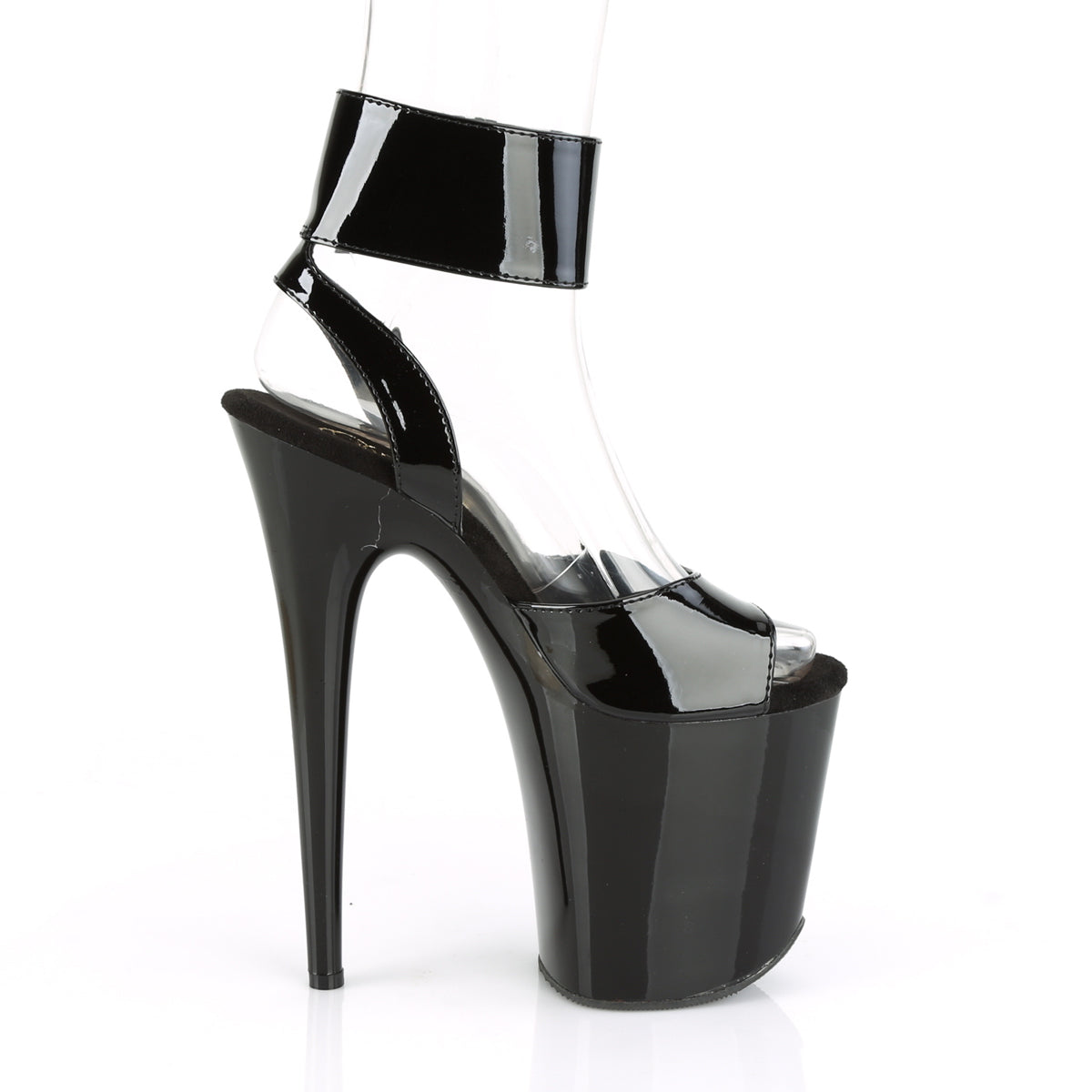 【PLEASER】FLAMINGO-891 シューズ Blk Pat/Blk【取寄】