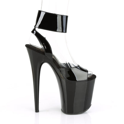 【PLEASER】FLAMINGO-891 シューズ Blk Pat/Blk【取寄】