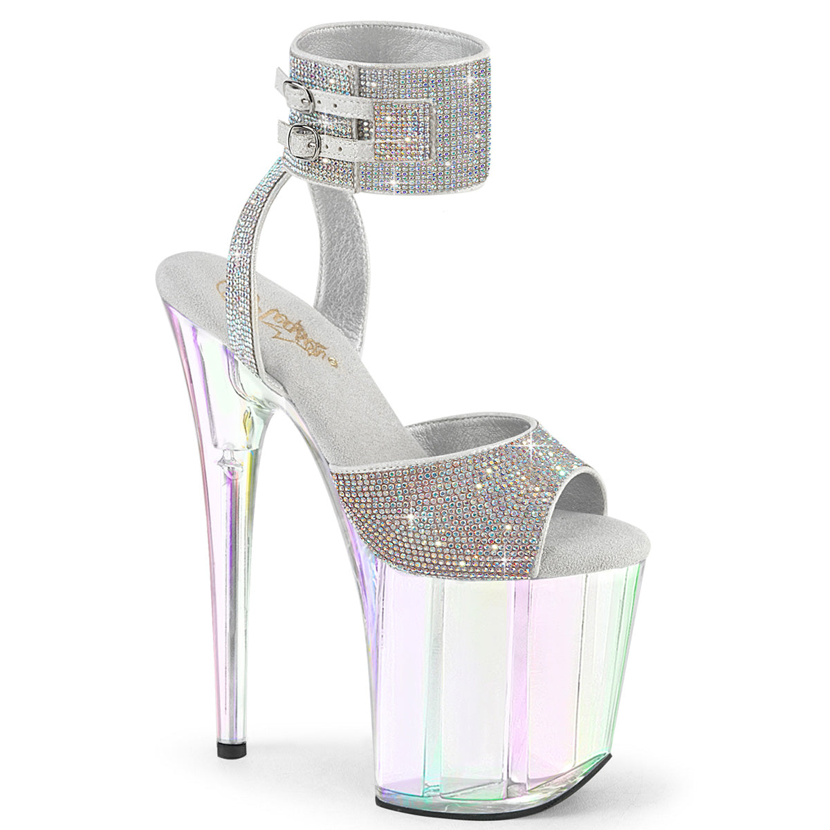 【PLEASER】FLAMINGO-891HTRS シューズ Slv AB RS-TPU/Holo Tinted【取寄】