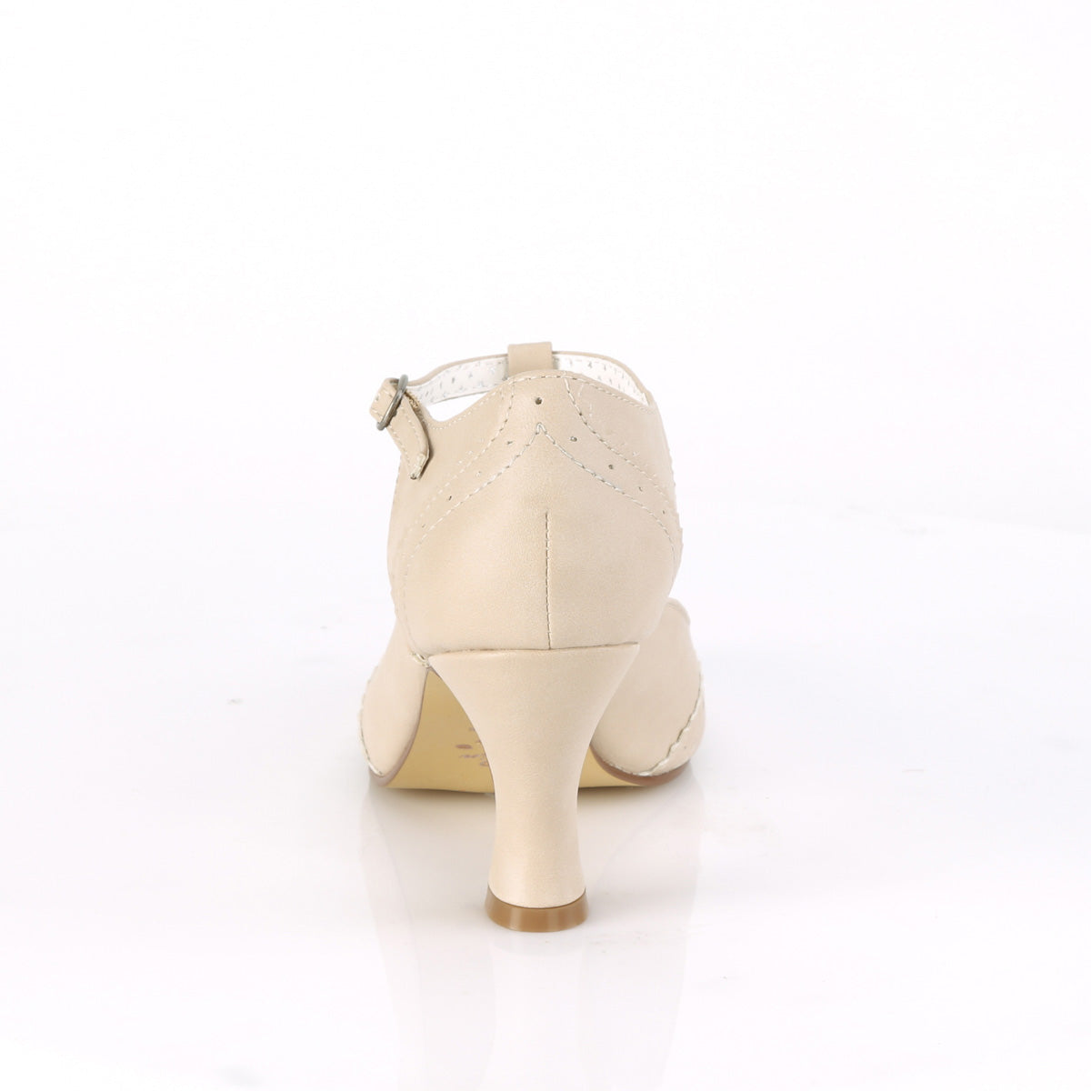 【PIN UP COUTURE】FLAPPER-26 シングルソールシューズ Cream Pu【取寄】