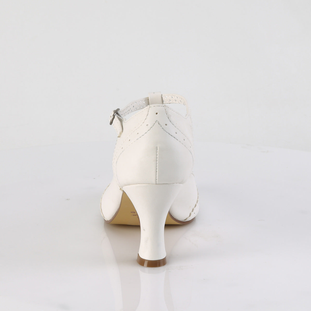 【PIN UP COUTURE】FLAPPER-26 シングルソールシューズ Wht Pu【取寄】