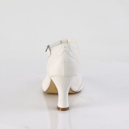 【PIN UP COUTURE】FLAPPER-26 シングルソールシューズ Wht Pu【取寄】