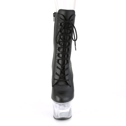 【PLEASER】FLASHDANCE-1020-7 シューズ Blk Faux Leather/Clr【取寄】