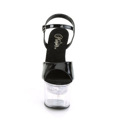 【PLEASER】FLASHDANCE-709 シューズ Blk Pat/Clr【取寄】