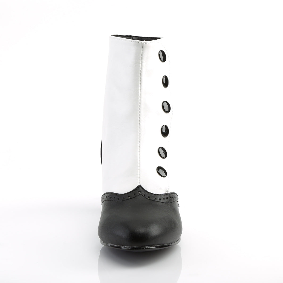 【BORDELLO】FLORA-1023 ブーツ Wht-Blk Pu【取寄】