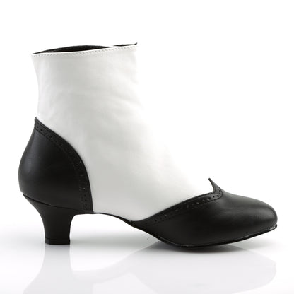 【BORDELLO】FLORA-1023 ブーツ Wht-Blk Pu【取寄】