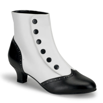 【BORDELLO】FLORA-1023 ブーツ Wht-Blk Pu【取寄】