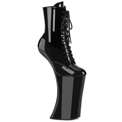 【PLEASER】FORBIDDEN-1020 シューズ Blk Pat/Blk【取寄】