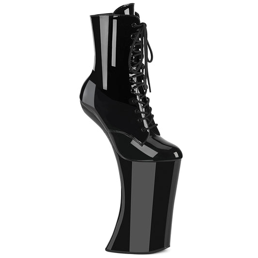 【PLEASER】FORBIDDEN-1020 プラットフォームシューズ Blk Pat/Blk【取寄】