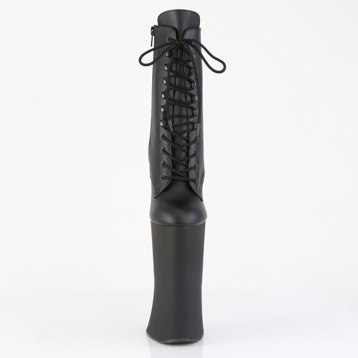 【PLEASER】FORBIDDEN-1020 シューズ Blk Faux Leather/Blk Matte【取寄】