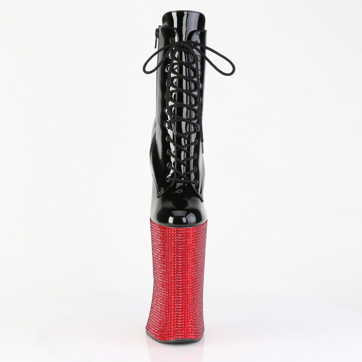 【PLEASER】FORBIDDEN-1020BEJ シューズ Blk Pat/Red RS【取寄】