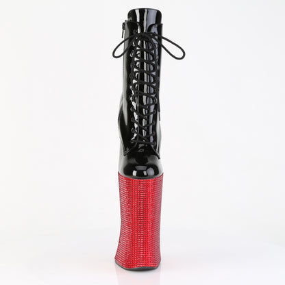 【PLEASER】FORBIDDEN-1020BEJ シューズ Blk Pat/Red RS【取寄】