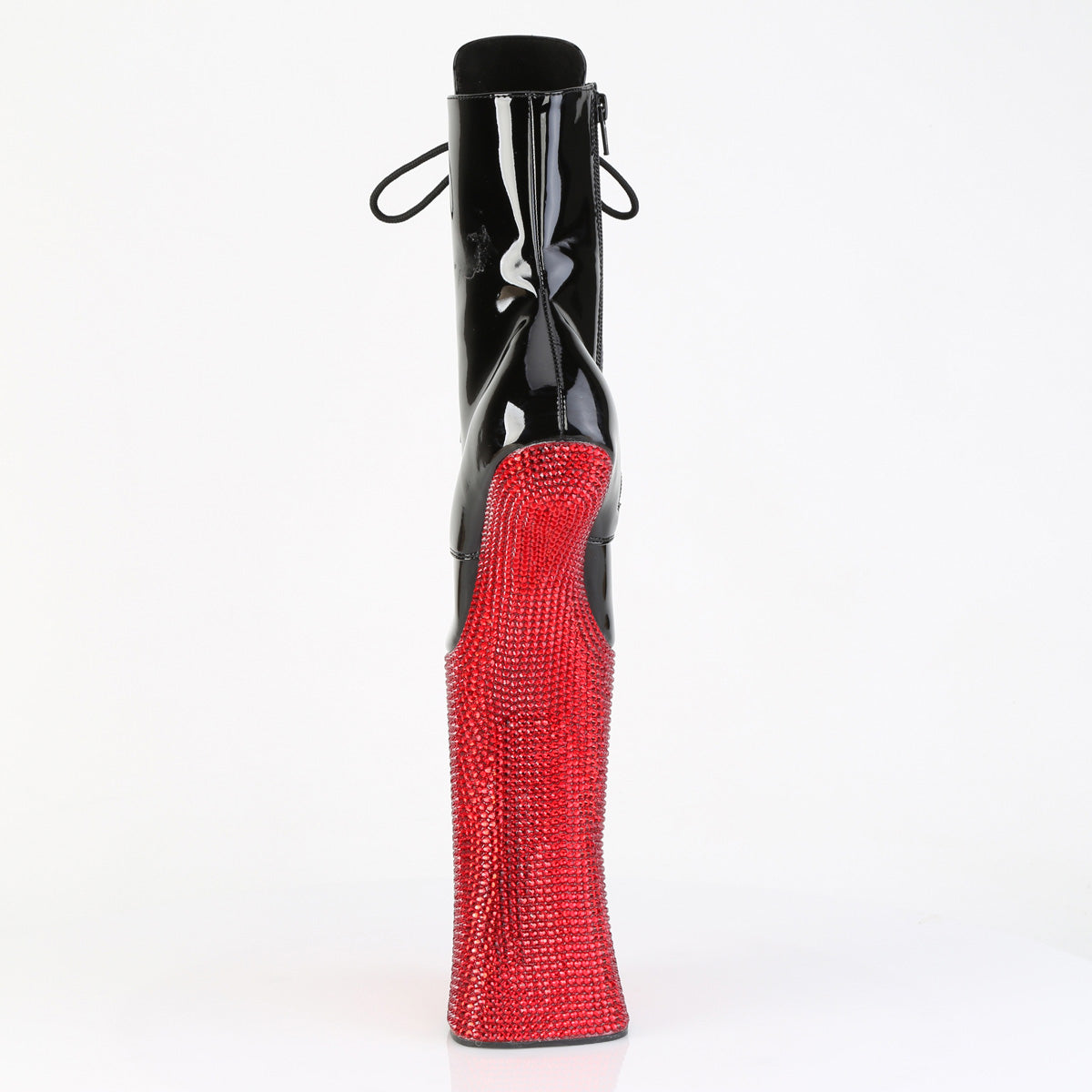 【PLEASER】FORBIDDEN-1020BEJ シューズ Blk Pat/Red RS【取寄】