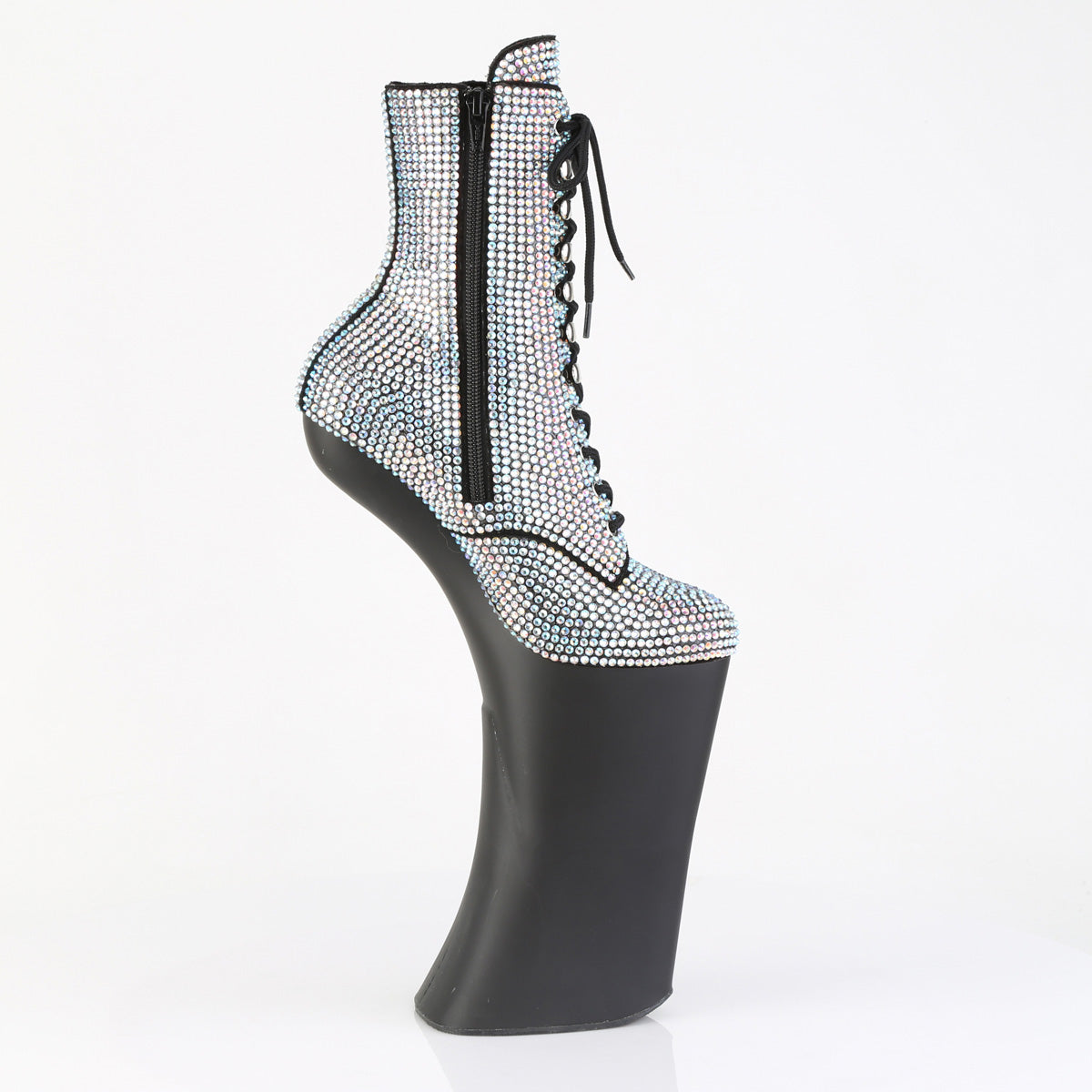 【PLEASER】FORBIDDEN-1020RS シューズ Slv AB RS/Blk Matte【取寄】