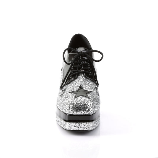 【FUNTASMA】GLAMROCK-02 シューズ Blk Pat-Slv Gltr【取寄】