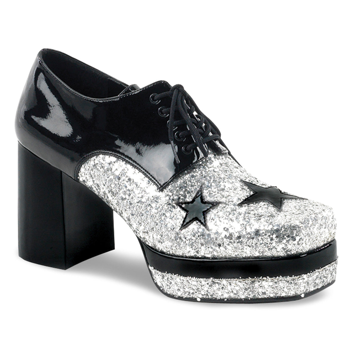 【FUNTASMA】GLAMROCK-02 シューズ Blk Pat-Slv Gltr【取寄】