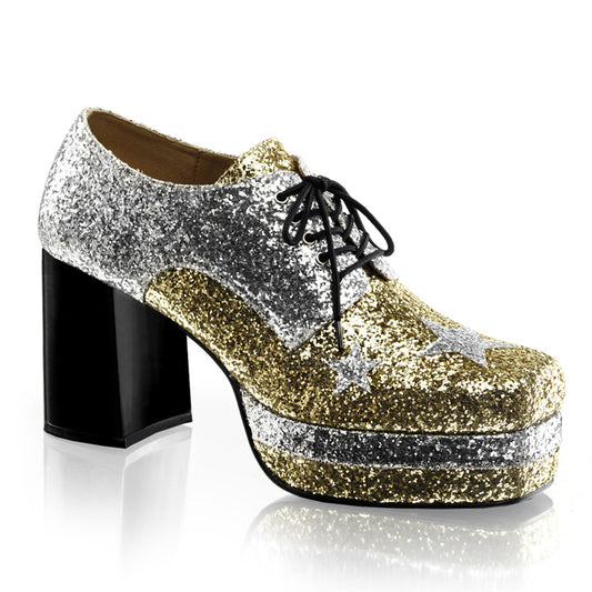 【FUNTASMA】GLAMROCK-02 シューズ Slv-Gold Glitter【取寄】