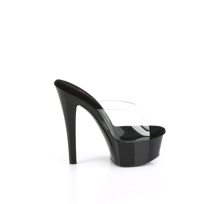 【PLEASER】GLEAM-601 プラットフォームシューズ Clr/Blk【取寄】