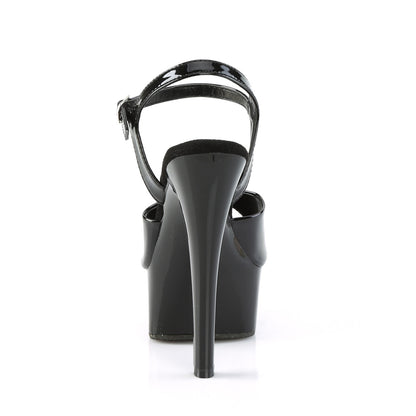 【PLEASER】GLEAM-609 プラットフォームシューズ Blk Pat/Blk【取寄】